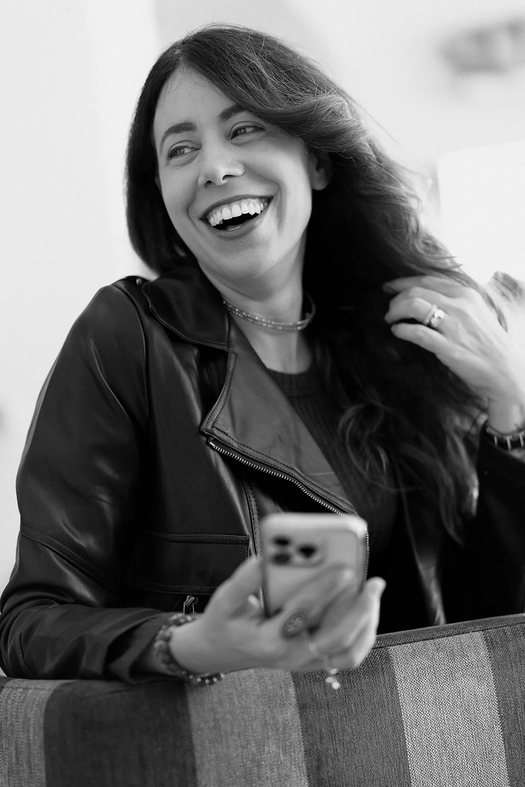 Federica durante una sessione di consulenza