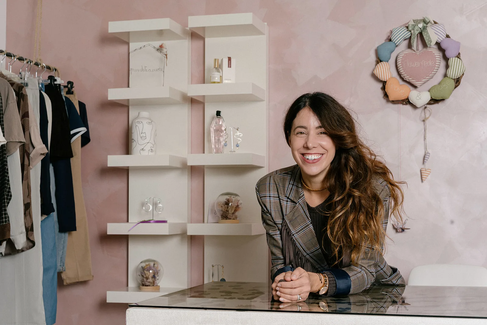 Federica nell'atelier FlowerFede